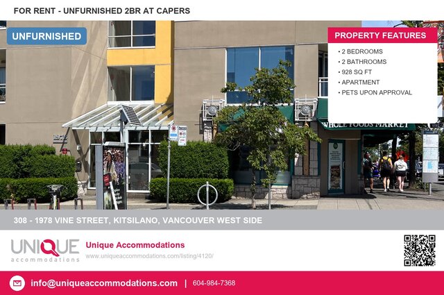 308 - 1978 Vine Street - Condo - Kitsilano - Photo 1 of 23