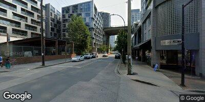 Street view of 2206 - 1500 Howe Street