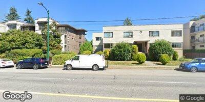 Street view of 102 - 3839 West 4th Ave