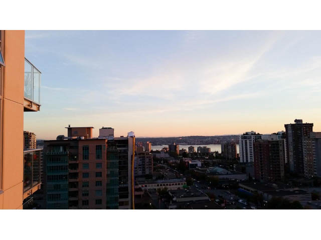 Bright 1-bedroom condo with stunning city view and modern furnishings. - 1602 - 135 East 17th Street, North Vancouver