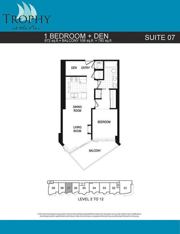 1 bedroom den