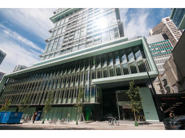 Furnished 2-bedroom condo with modern glass facade, city view. - 4609 - 777 Richards St, Vancouver Downtown