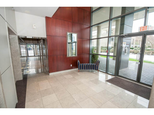 Furnished living room with large windows and a modern design. - 2407 - 1723 Alberni, Vancouver Downtown
