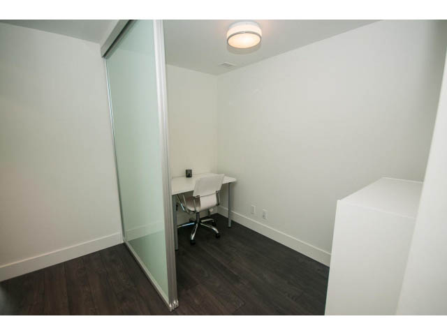 Bright den with glass partition and hardwood floors. - 1504-1550 Fern Street, North Vancouver