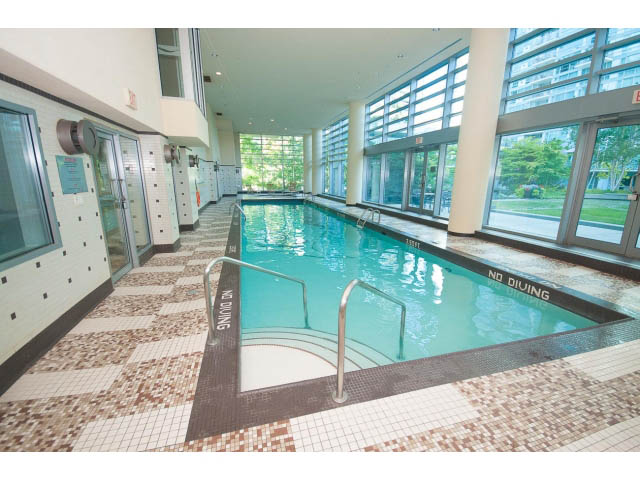 Spacious loft with large windows, mosaic-tiled floor, and modern furnishings. - 803 - 590 Nicola Street, Vancouver Downtown