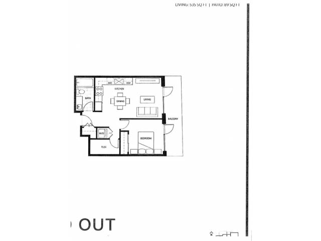 1 bedroom den