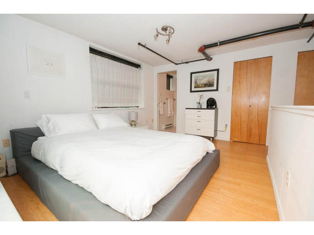 Furnished 1-bedroom loft with hardwood floors and modern decor. - 716 - 428 West 8th Ave, Vancouver West Side