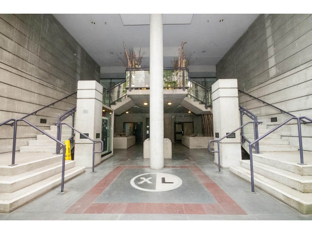 Loft with modern staircase and concrete walls. - 716 - 428 West 8th Ave, Vancouver West Side