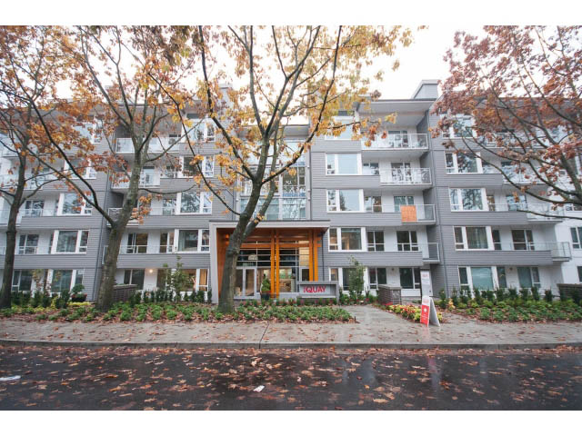 Furnished 3-bedroom condo with modern balcony and city views. - 414 - 255 West 1st St, North Vancouver