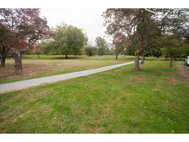 Lush green park with walking paths and scattered trees. - 708 - 4685 Valley Dr, Vancouver West Side