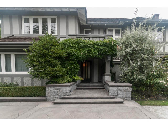 Furnished 6-bedroom + den house with stone steps and lush greenery. - 5630 Angus Dr., Vancouver West Side