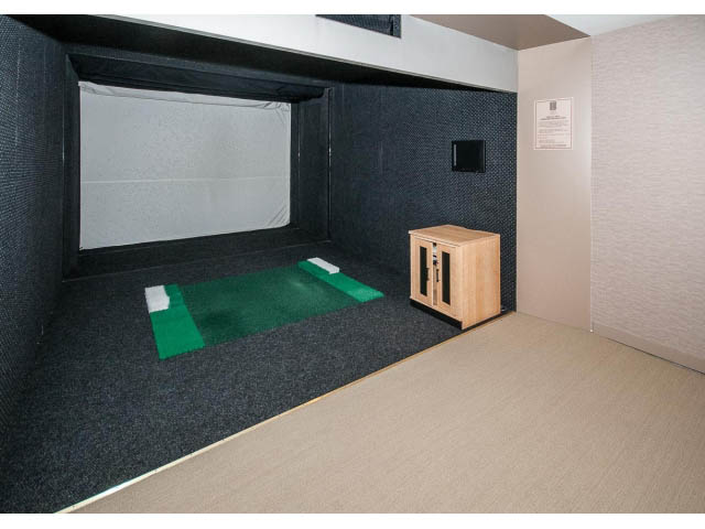 Spacious living room with green carpet and built-in shelving. - 2200 - 1169 W Cordova St, Vancouver Downtown
