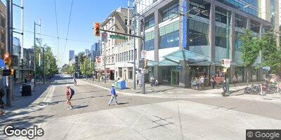 Street view of 1808 - 610 Granville Street