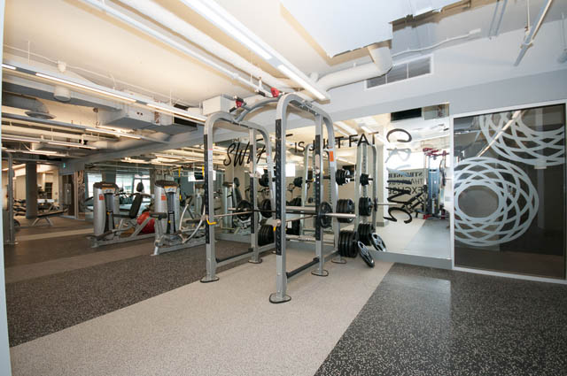 Furnished 1-bedroom condo with modern gym and large windows. - 1001 - 125 E 14th St, North Vancouver