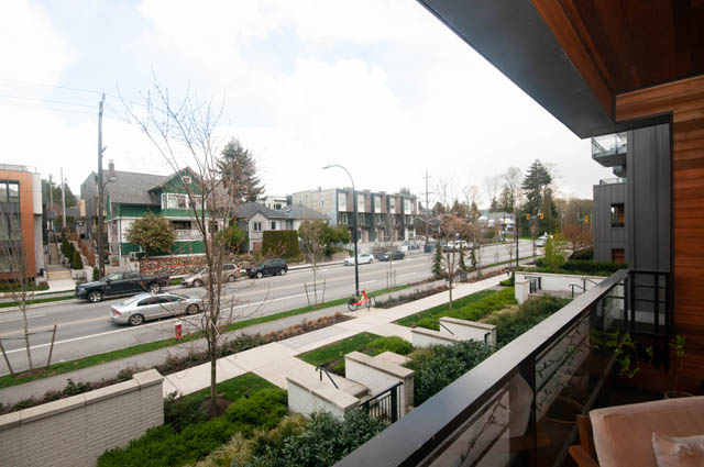 Furnished 1-bedroom + den with city view and modern balcony. - 211 - 733 E 3rd St, North Vancouver