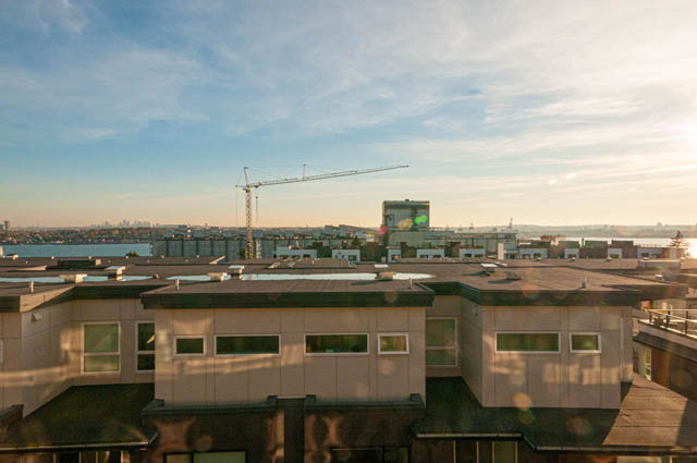 Furnished living room with city view and modern design. - 30 - 533 East 3rd st., North Vancouver