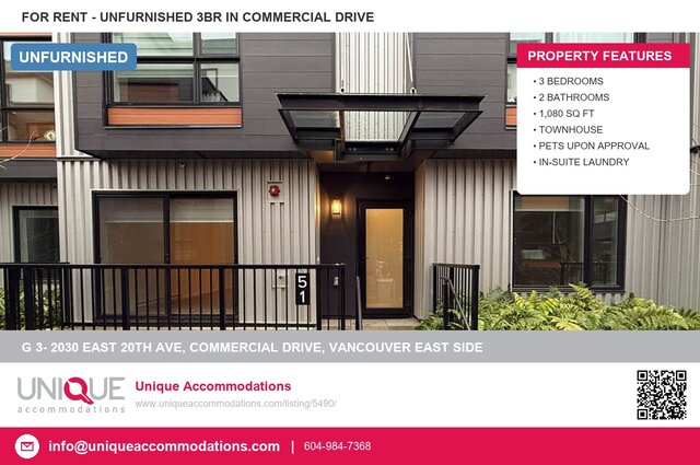 Property listing photo. - G 3- 2030 East 20th Ave, Vancouver East Side