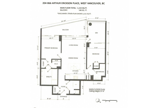 . - 204-866 Arthur Erickson Place, West Vancouver